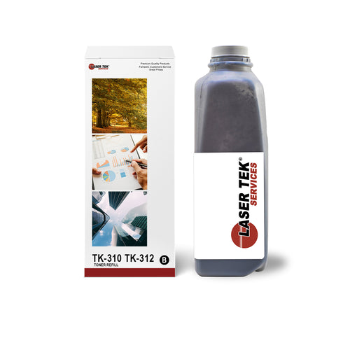 KYOCERA TK310 TK312 FS2000 1 PACK TONER REFILL WITH CHIP