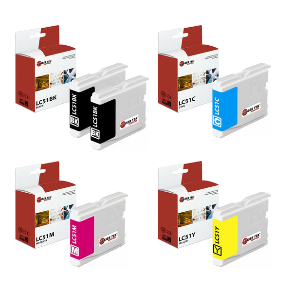 Brother LC-51 Ink Cartridges 5 Pack - Laser Tek Services