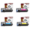4 Pack Compatible Dell 2130 Replacement Toner Cartridges (1 Black 330-1436, 1 Cyan 330-1437, 1 Magenta 330-1433, 1 Yellow 330-1438) for use in the Dell Color Laser 2130cn, 2135cn