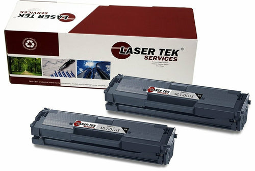 2 Pack Black Compatible Samsung MLT-D111S High Yield Replacement Toner Cartridges for the Samsung Xpress M2020W, Xpress M2070FW