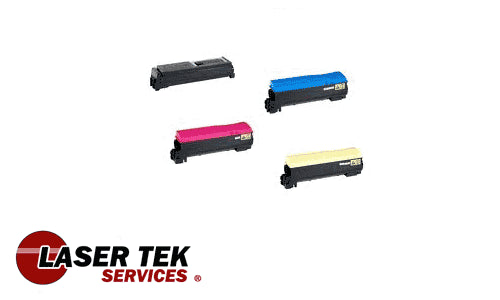 4 TONER CARTRIDGES FOR KYOCERA TK-592 TK592 TK-592BK TK-592C TK-592M TK-592
