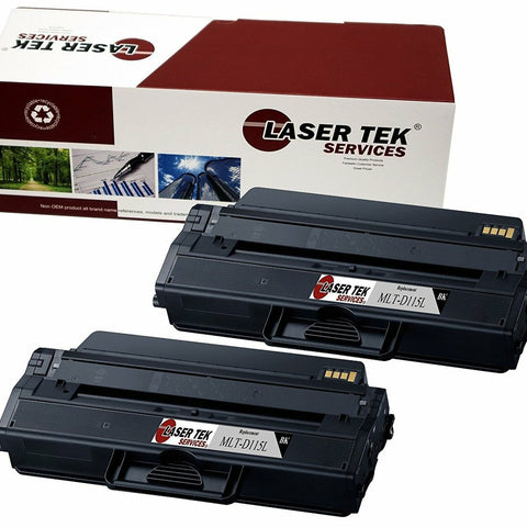 Samsung MLT-D115L Black Toner Cartridges 2 Pack - Laser Tek Services