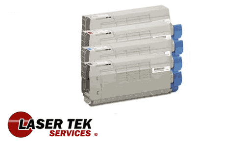 4 PACK REMANUFACTURED TONER CARTRIDGE FOR OKIDATA OKI C710 C710DN C710DTN C710N