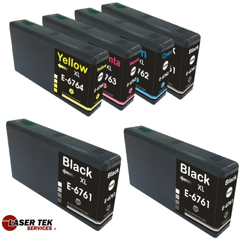 Epson T676XL120 T676XL220 T676XL320 T676XL420 Ink Cartridges 6 Pack - Laser Tek Services