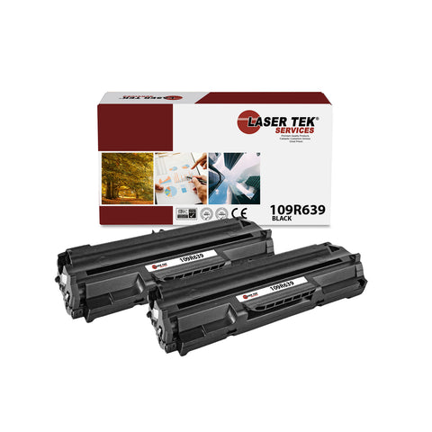 Xerox 106R639 Black Toner Cartridges 2 Pack - Laser Tek Services