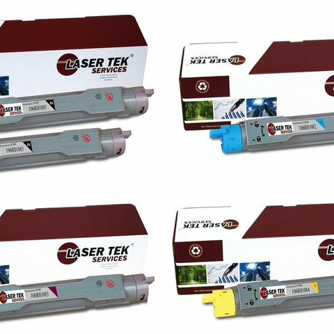 5 Pack Compatible Phaser 6300 Toner Cartridge Replacements for the Xerox 106R01085, 106R01082, 106R01083, 106R01084. (2x Black, Cyan, Magenta, Yellow)