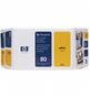 HP No 80 C4893A 1050C 1055CM Yellow OEM Value Pack