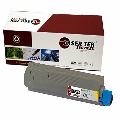 Yellow Compatible Okidata 43865717 High Yield Replacement Toner Cartridge for the Oki C6150dn, Oki C6150dtn, Oki C6150hdn, Oki C6150n, Oki MC560 MFP