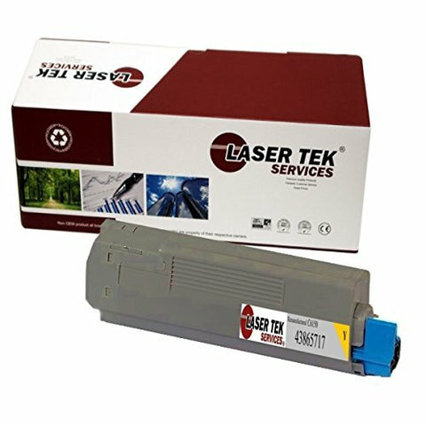 Yellow Compatible Okidata 43865717 High Yield Replacement Toner Cartridge for the Oki C6150dn, Oki C6150dtn, Oki C6150hdn, Oki C6150n, Oki MC560 MFP