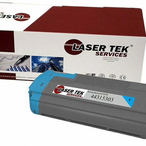 Okidata C610 Cyan Toner Cartridge 1 Pack - Laser Tek Services