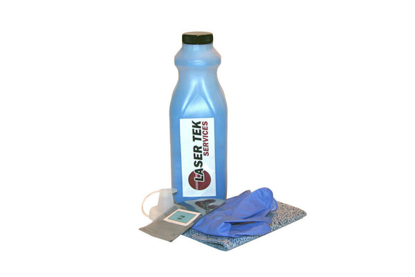 HP COLOR LASERJET 5500 5550 5500N CYAN TONER REFILL WITH CHIPS