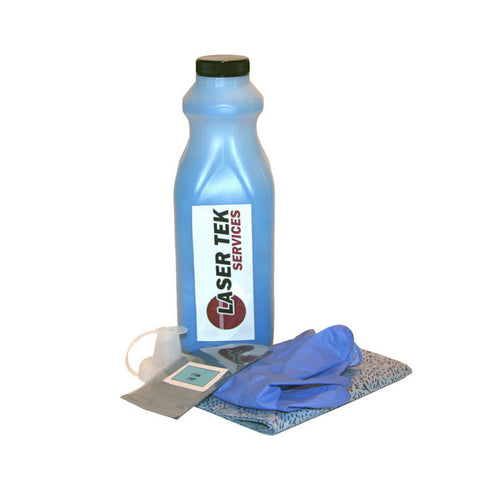 HP COLOR LASERJET 5500 5550 5500N CYAN TONER REFILL WITH CHIPS