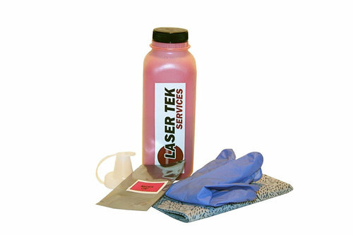 Magenta Toner Refill Kit with Reset Chip for the Samsung CLP-600 CLP-650 CLP-600N CLP-650N CLP-M600A