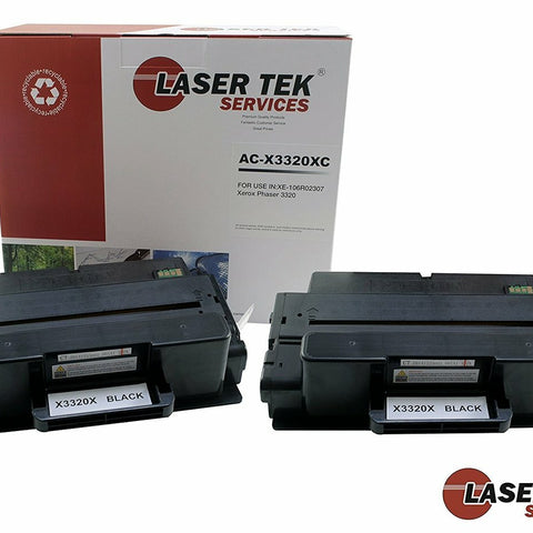 Xerox 106R02307 Black Toner Cartridge 2 Pack - Laser Tek Services