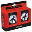 Lexmark No16 Inkjet Twin Pack OEM