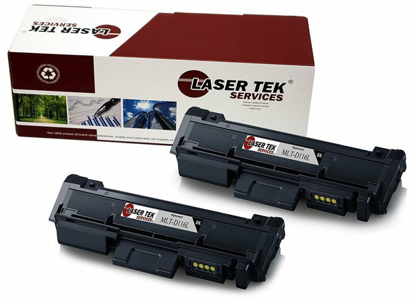 2 Pack Compatible Samsung MLT-D116L High Yield Replacement Toner Cartridges for the Samsung SL-M2625D, SL-M2675F, SL-M2825DW, SL-M2835DW, SL-M2875FW, SL-M2885FW