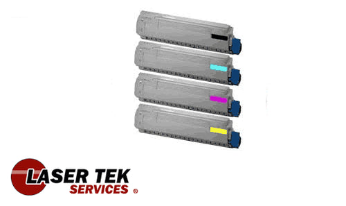 4 PACK REMANUFACTURED TONER CARTRIDGE FOR OKIDATA OKI C830 C830DN C830DTN C830N