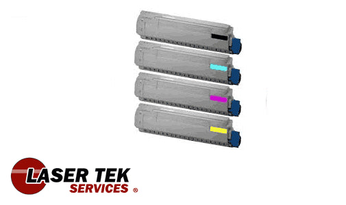 4 PACK REMANUFACTURED TONER CARTRIDGE FOR OKIDATA OKI C830 C830DN C830DTN C830N