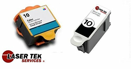 2 Pack Compatible Kodak 10XL(1 Black 8237216 and 1 Color 8946501) Replacement Ink Cartridges for use in the Kodak EasyShare 5100, EasyShare 5300, EasyShare 5500, ESP 3, ESP 3250