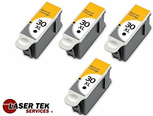 4 Pack Black Compatible Kodak 30XL(1550532) Replacement Ink Cartridges for use in the Kodak ESP C110, ESP C310, ESP C315, ESP Office 2150, ESP Office 2170
