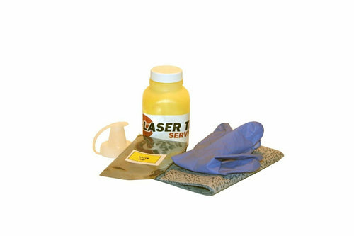 Yellow Toner Refill Kit with Reset Chip for Samsung CLP-365W CLX-3305FW CLT-Y406S 406S