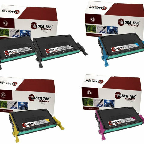 5 Pack Compatible Samsung CLT-609S High Yield Replacement Toner Cartridges for the Samsung CLP-770ND, CLP-775ND