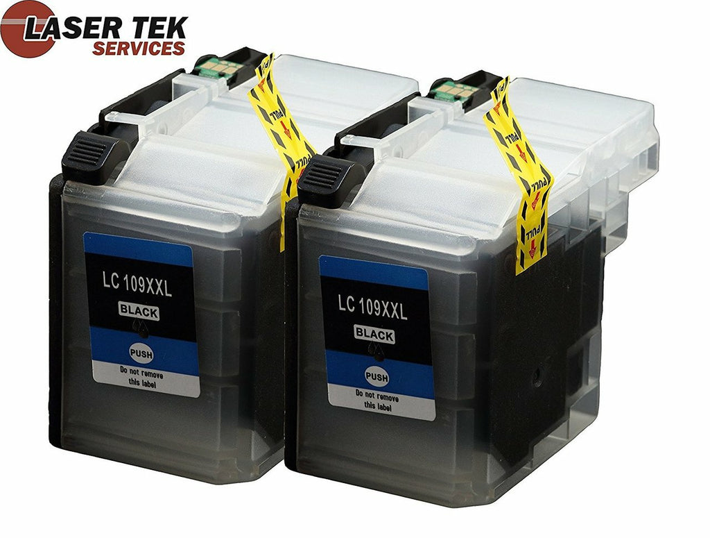 Brother LC-109 Black Ink Cartridges 2 Pack - Laser Tek Services