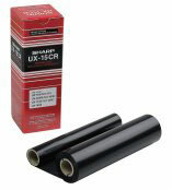 SHARP UX-15CR UX15CR 2 PACK REMANUFACTURED BLACK RIBBON REFILL ROLLS