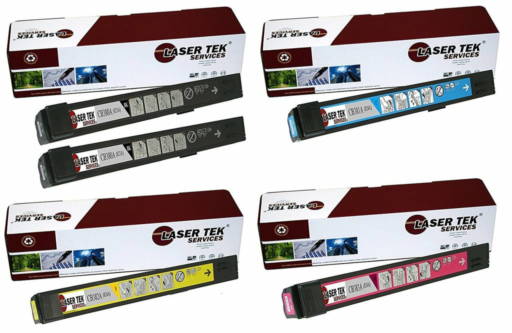 HP 823A / 824A  Toner Cartridges 5 Pack - Laser Tek Services