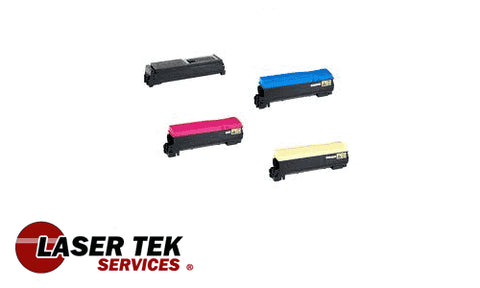 4PK REMANUFACTURED TONER CARTRIDGE FOR KYOCERA TK-582 TK582 TK-582BK TK-582C TK