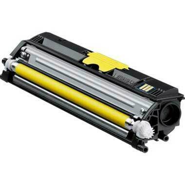 Konica Minolta QMS 1600 Yellow Toner Cartridge 1 Pack - Laser Tek Services