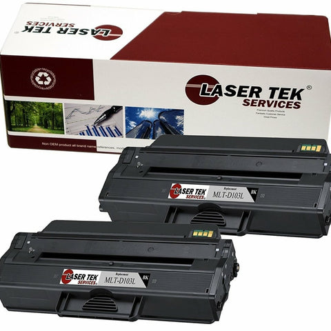 2 Pack Compatible Samsung MLT-D103L Black High Yield Replacement Toner Cartridges for the Samsung ML-2950ND, ML-2955DW, ML-2955ND, SCX-4729FD