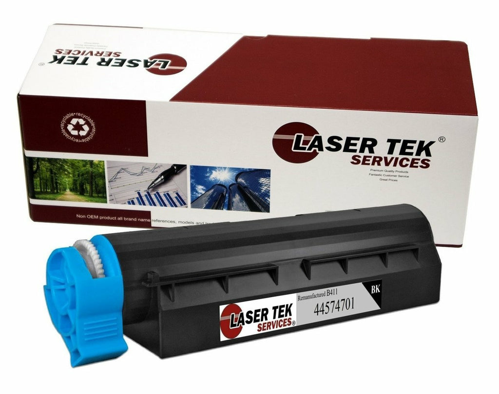 Okidata 44574701 Black Toner Cartridge 1 Pack - Laser Tek Services