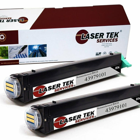 2 Pack Compatible Okidata 43979101 (B410) Type Black High Yield Replacement Toner Cartridges for the Okidata MB460, MB470, MB480 MFP, B410, B410dn