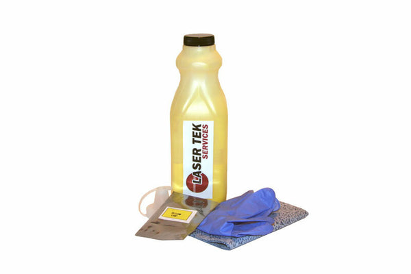 HP COLOR LASERJET 5500 5550 5500N YELLOW TONER REFILL WITH CHIPS