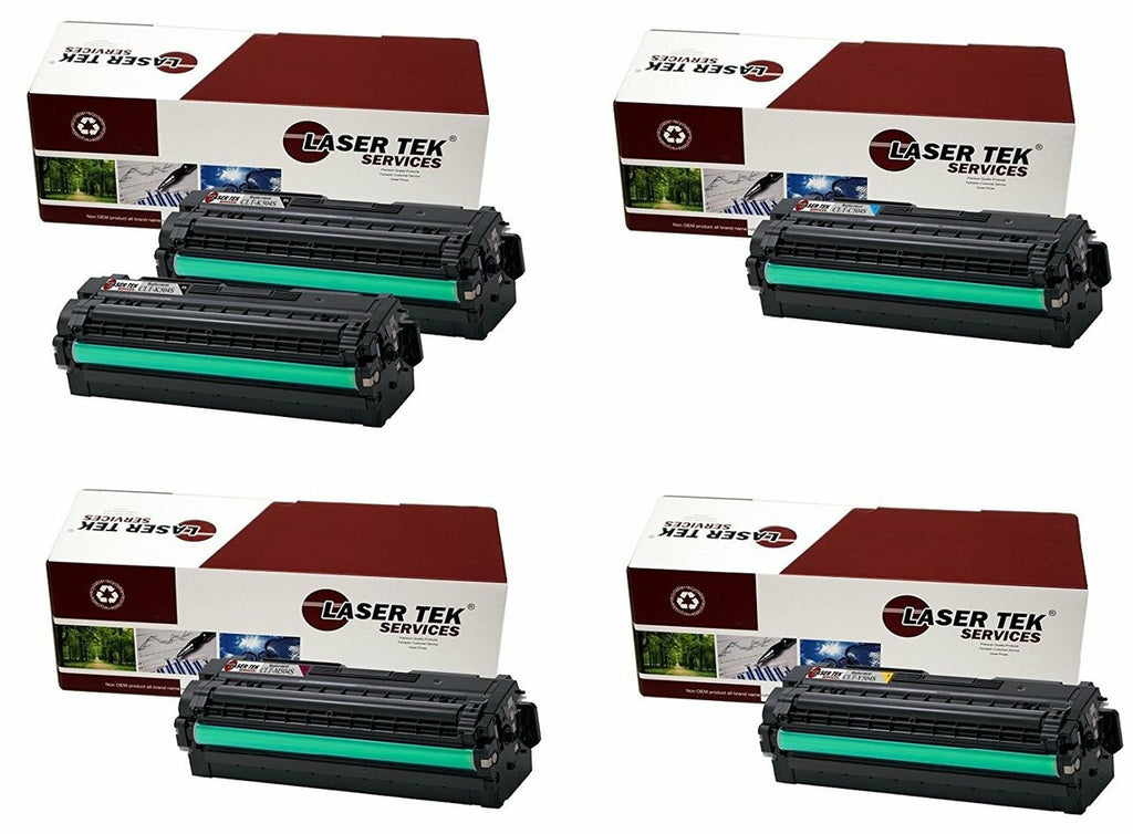 5 Pack Compatible Samsung CLT-504S High Yield Replacement Toner Cartridges for the Samsung CLP-415NW, CLX-4195FN, CLX-4195FW, SL-C1810W, SL-C1860FW