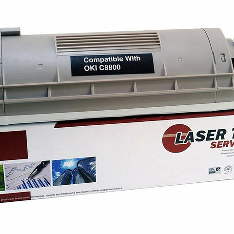 OKIDATA C8800 C8800DN 43487736 BLACK TONER CARTRIDGE