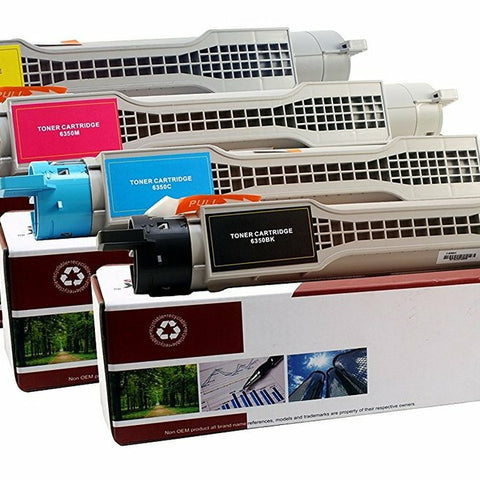 Xerox 6350 106R01147 106R01144 106R01145 106R01146 Toner Cartridge 4 Pack - Laser Tek Services