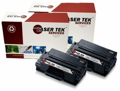 2 Pack Compatible Samsung MLT-D205L High Yield Replacement Toner Cartridges for the Samsung ML-3312ND, ML-3712DW, ML-3712ND, SCX-4835FD, SCX-4835FR, SCX-5639FR, SCX-5739FW