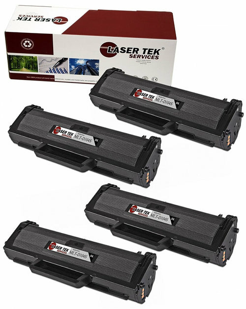 Samsung MLT-D104S Black Toner Cartridges 4 Pack - Laser Tek Services