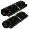BROTHER PC-202RF 2 PACK REMANUFACTURED BLACK RIBBON REFILL ROLL
