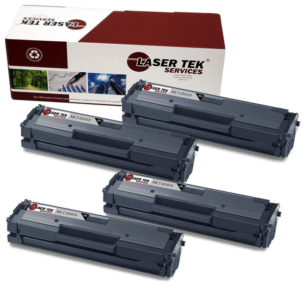4PK SAMSUNG MLT-D101S TONER CARTRIDGES FOR SAMSUNG ML-2165 ML-2165W SCX-3450FW SF-760P