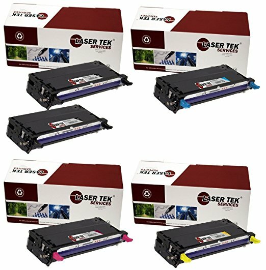 5 Pack Compatible Phaser 6280 Toner Cartridge Replacements for the Xerox 106R01395, 106R01392, 106R01393, 106R01394 (2 Black, Cyan, Magenta, Yellow)