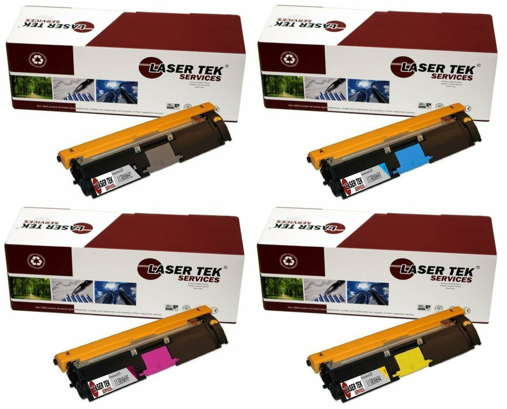 Xerox 6115 6120 Toner Cartridge 4 Pack - Laser Tek Services