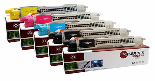 5 Pack Compatible Phaser 6360 High Yield Toner Cartridge Replacements for the Xerox 106R01221, 106R01218, 106R01219, 106R01220. (2x Black, Cyan, Magenta, Yellow)