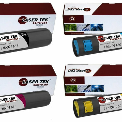 Xerox 106R01163 106R01160 106R01161 106R01162 Toner Cartridge 4 Pack - Laser Tek Services