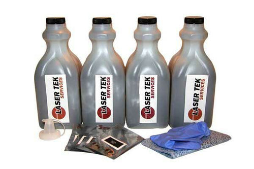 HP LASERJET P3005 Q7551A Q7551X 4 PACK TONER REFILL WITH CHIPS