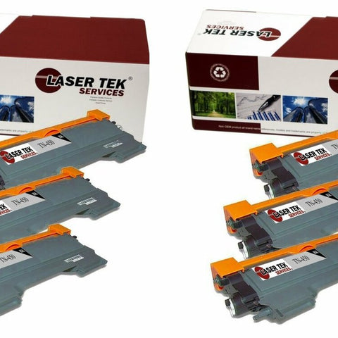 6 PACK PREMIUM BROTHER TN450 TONER CARTRIDGES - Laser Tek Services 2