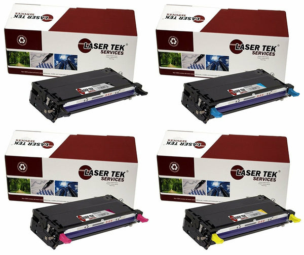 4 Pack Compatible Phaser 6180 Toner Cartridge Replacements for the Xerox 113R00726, 113R00723, 113R00724, 113R00725. (Black, Cyan, Magenta, Yellow)