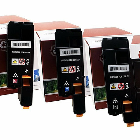 5 Pack Compatible Phaser 6022 Toner Cartridge Replacements for the Xerox 106R02759, 106R02756, 106R02757, 106R02758. (2x Black, Cyan, Magenta, Yellow)